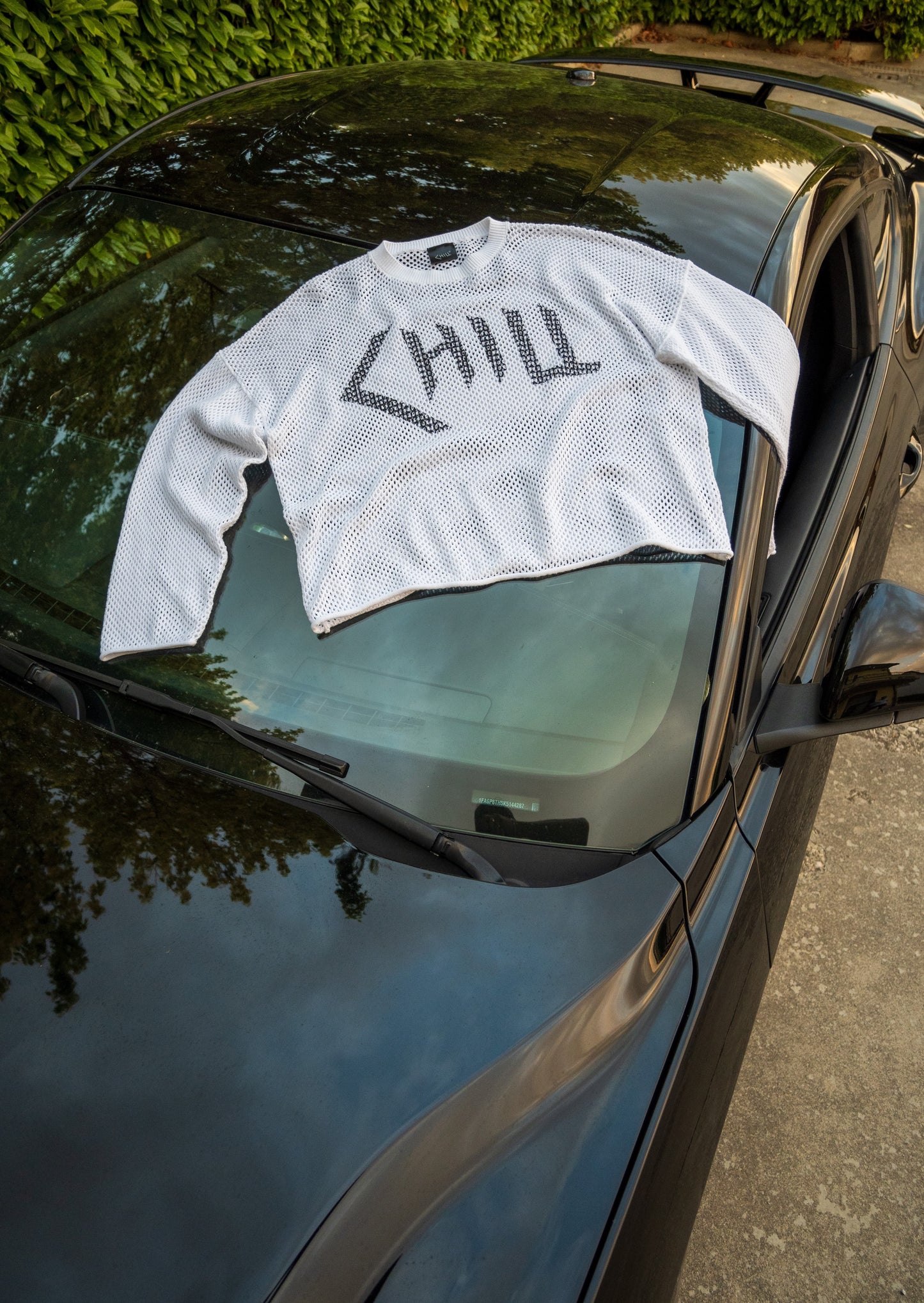 CHILL "holed" Knitted Jersey